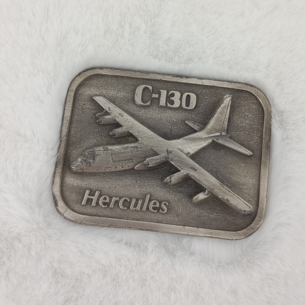 Lockheed C-130 Hercules Military Transport Aircraft Plane Belt Buckle Connection